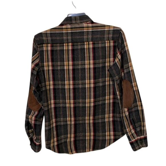 Pendleton Weston Pawpine Black Plaid Wool Button Up Shirt Mens Size Small - Picture 3 of 11